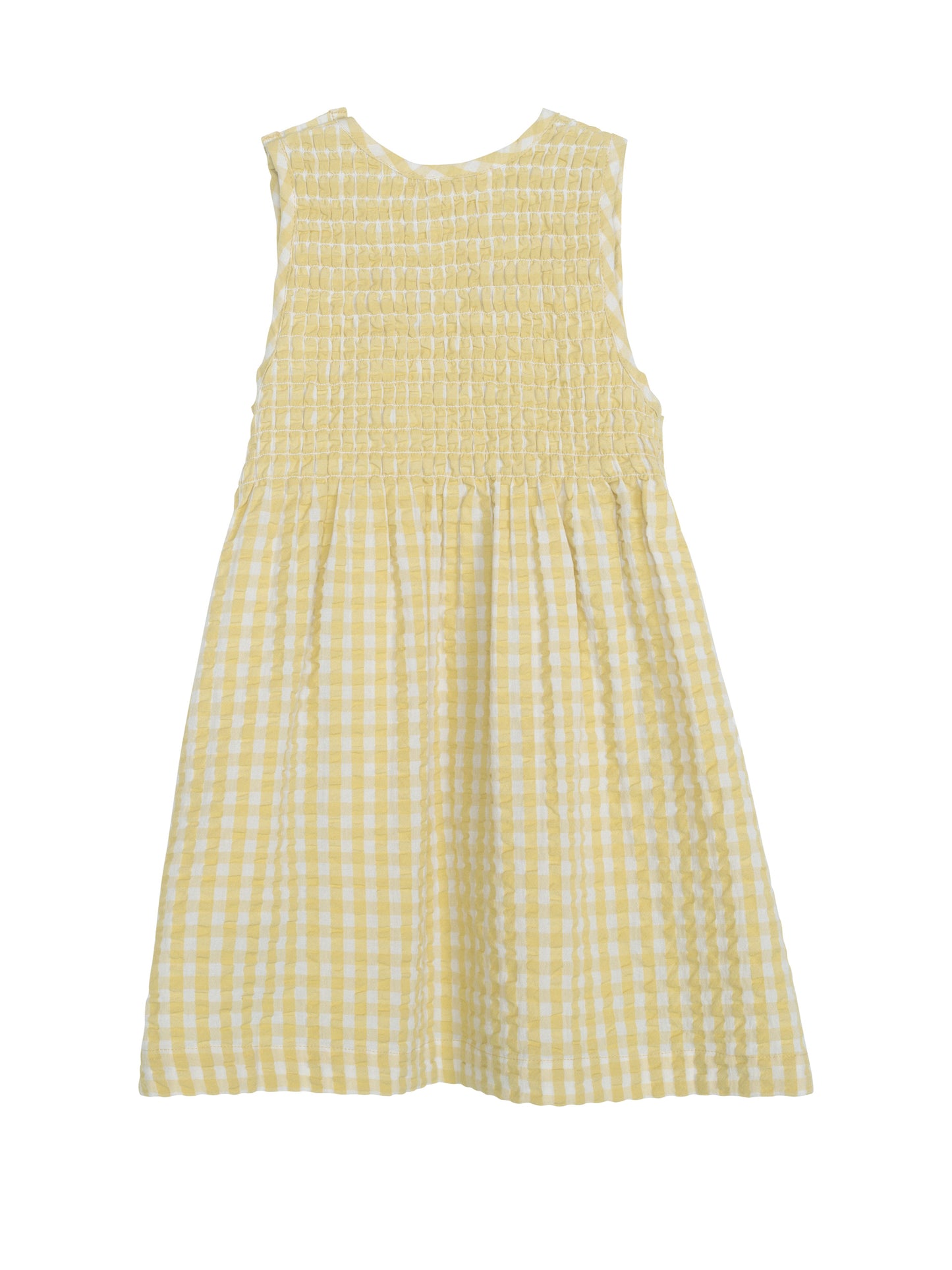 Serendipity Kjole Smock Light Woven Lemon Checks