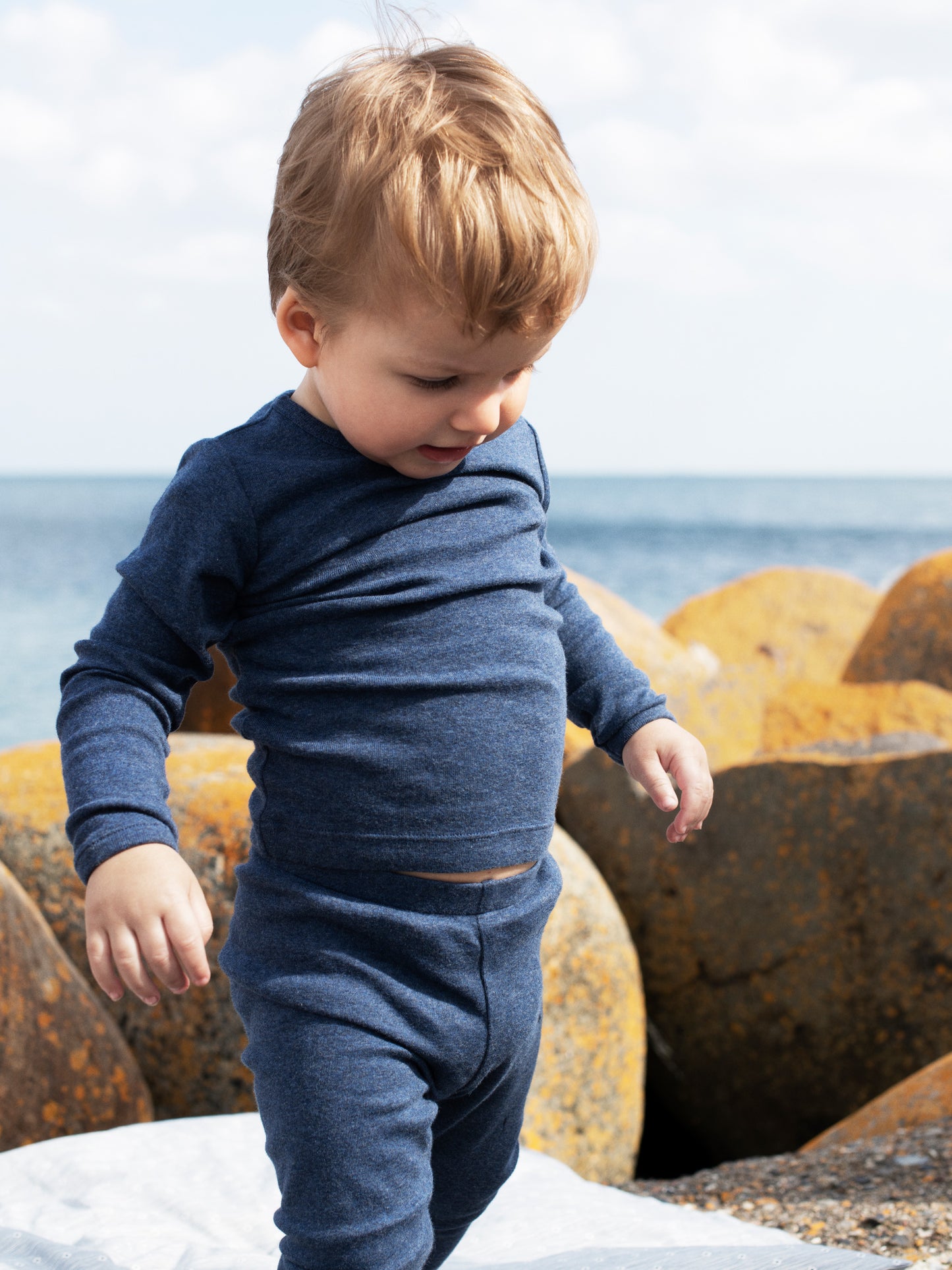 Serendipity Leggins Baby Rib Navy