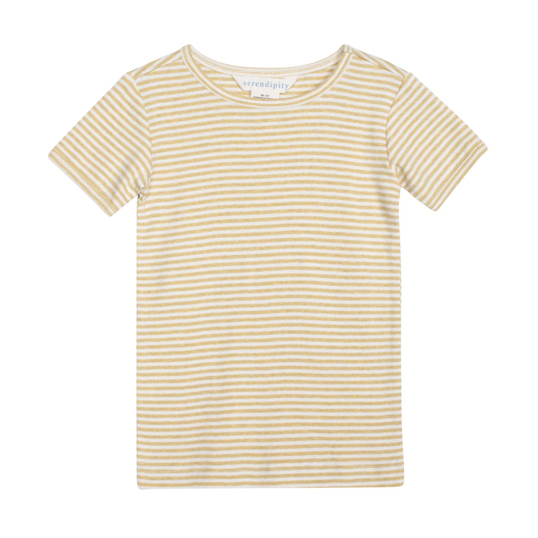 Serendipity T-Shirt Short Rib Chamomile/Off White Melange