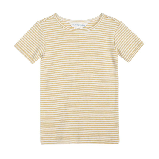 Serendipity T-Shirt Short Rib Chamomile/Off White Melange