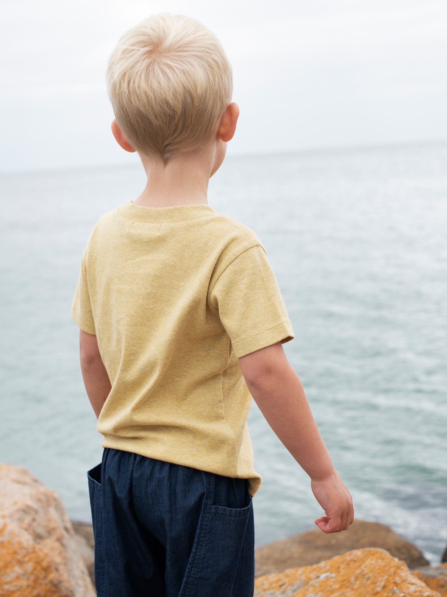 Serendipity T-Shirt Rib Solid Chamomile Melange