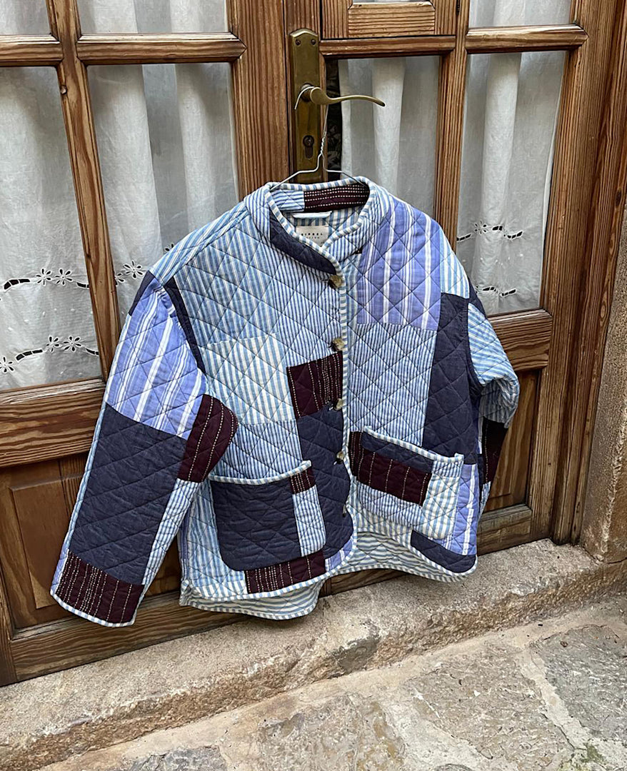 Sissel Edelbo Shaneela Jacket VOKSEN Blue Mix Onesize