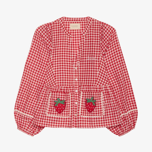 Sissel Edelbo Bobbie Top red Checks