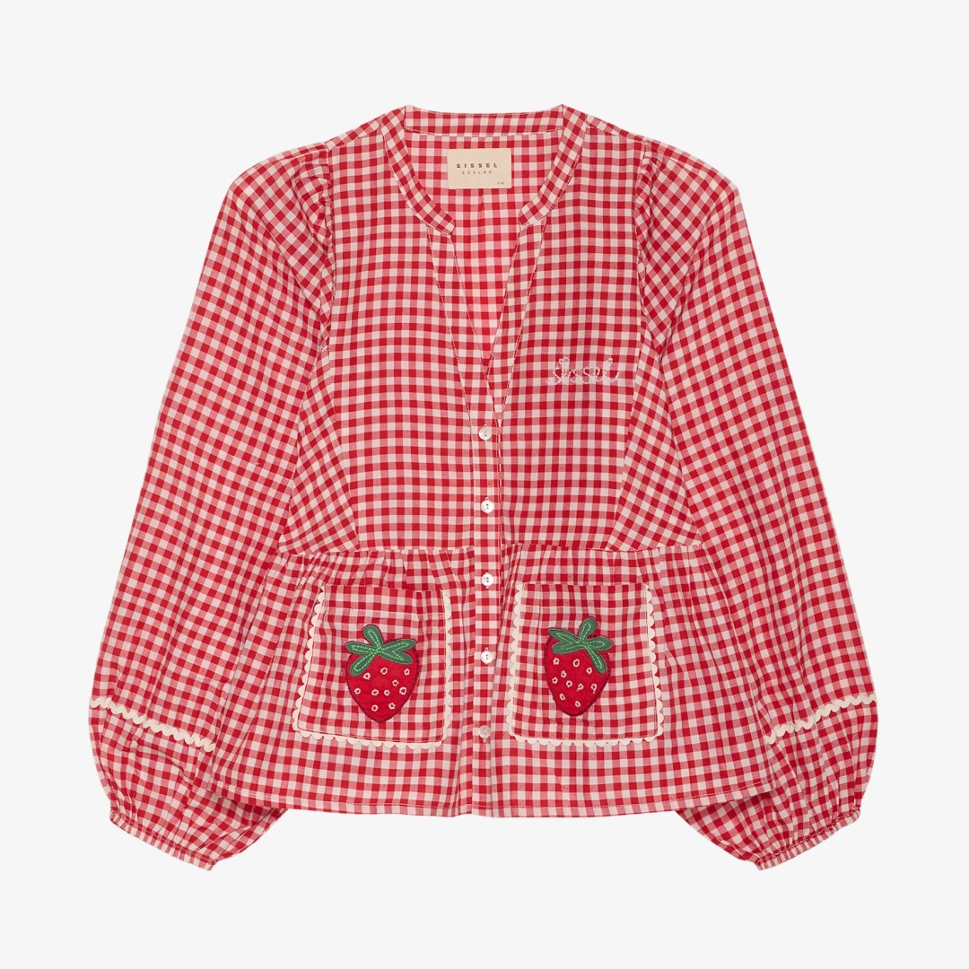 Sissel Edelbo Bobbie Top red Checks