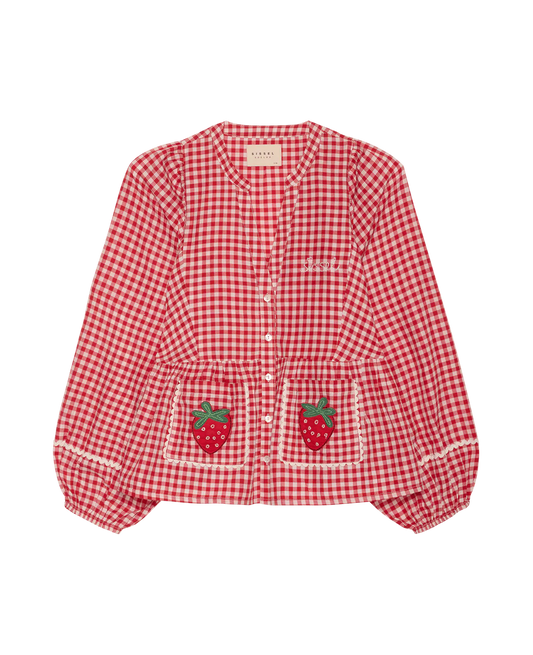 Sissel Edelbo Bobbie Top red Checks