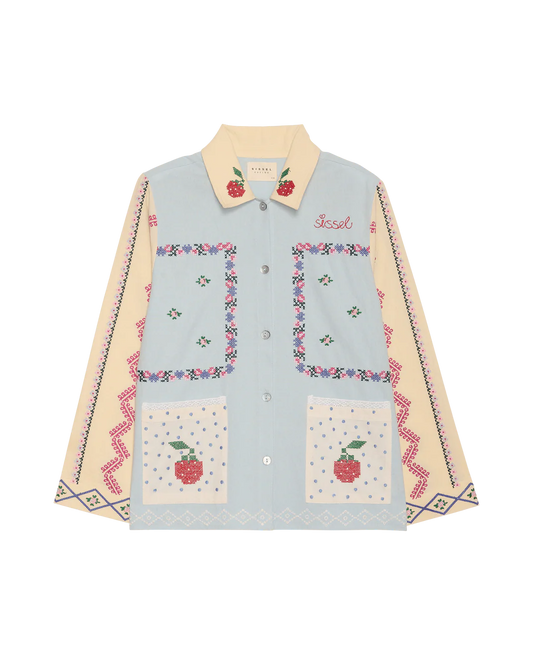 Sissel Edelbo Louise Bluse Baby Blue Voksne