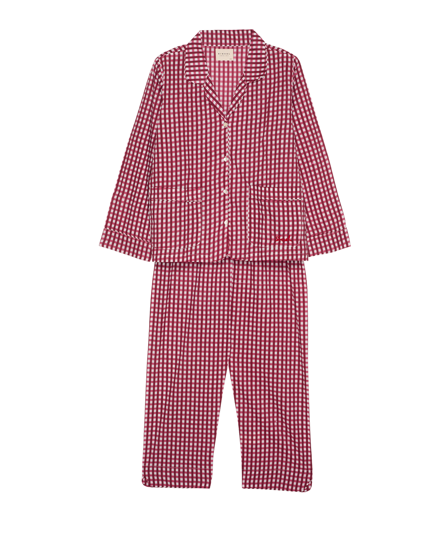 Sissel Edelbo Pyjamas Sæt Nuit  Berry Hedge