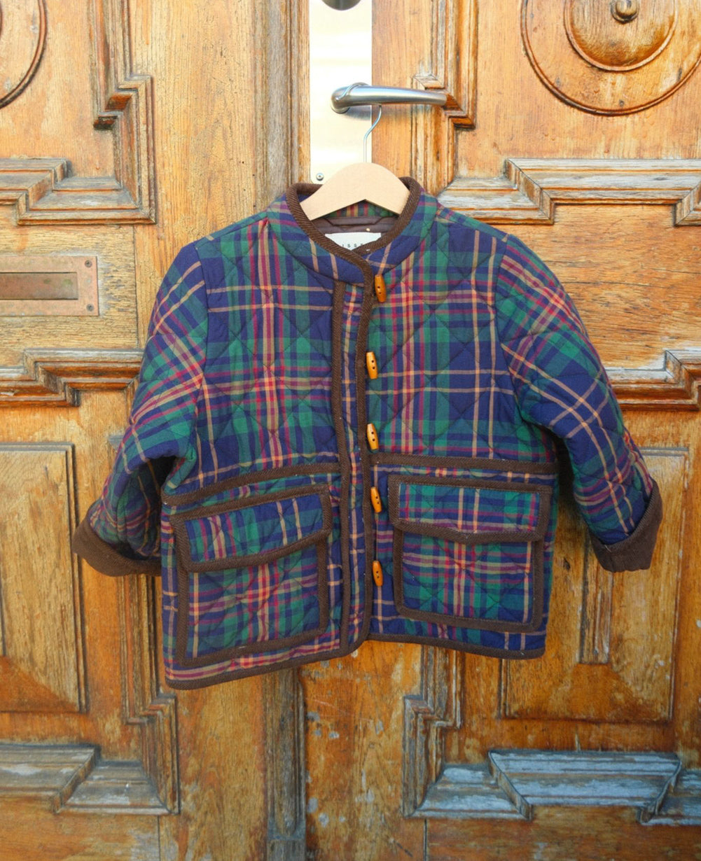 Sissel Mini Jakke Adriane Green Check