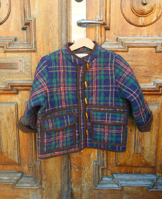 Sissel Mini Jakke Adriane Green Check
