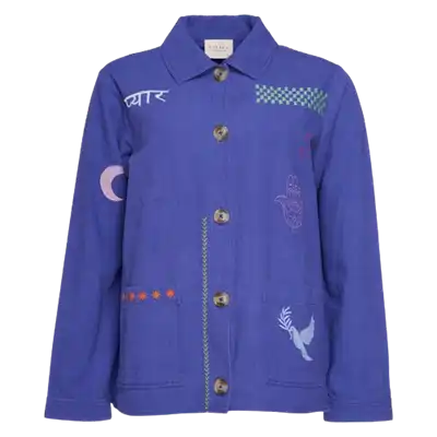 Sissel Edelbo My Organic Cotton Jacket Ultramarine Blue VOKSEN