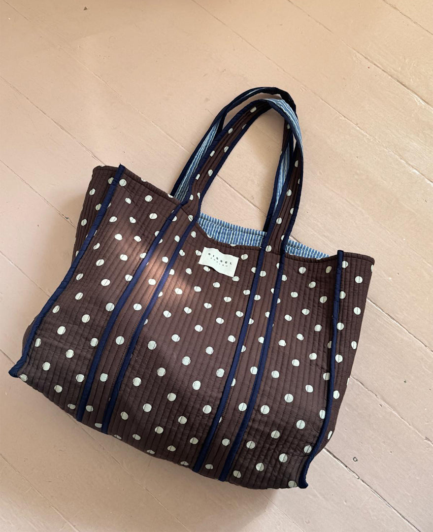 Sissel Edelbo Pricilla Bag Dot Brown Organic Cotton
