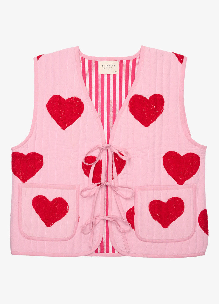 Sissel Edelbo Vest Honey Suzani Embroidery Red Heart Voksen ONESIZE