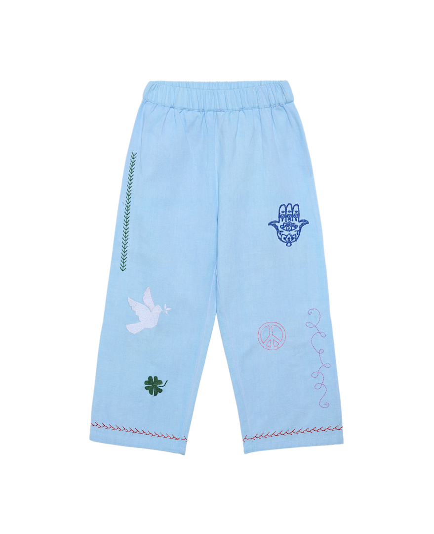 Sissel Edelboe Oda Mini Pants Blue Bell