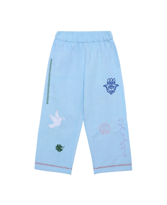 Sissel Edelboe Oda Mini Pants Blue Bell