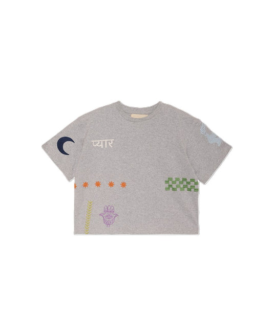 Sissel Mini T-shirt Billie Mini Grey Melange