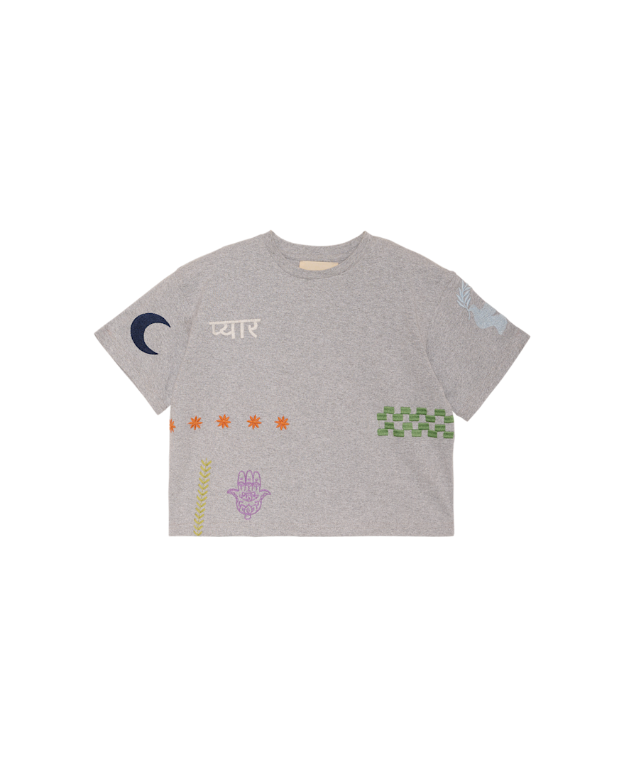 Sissel Mini T-shirt Billie Mini Grey Melange