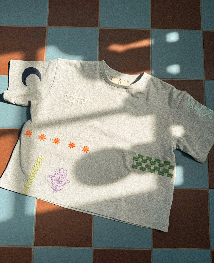 Sissel Mini T-shirt Billie Mini Grey Melange