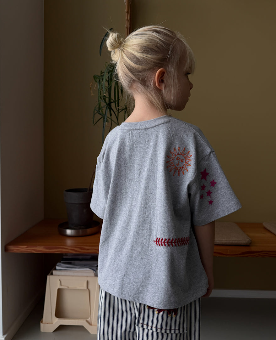 Sissel Mini T-shirt Billie Mini Grey Melange