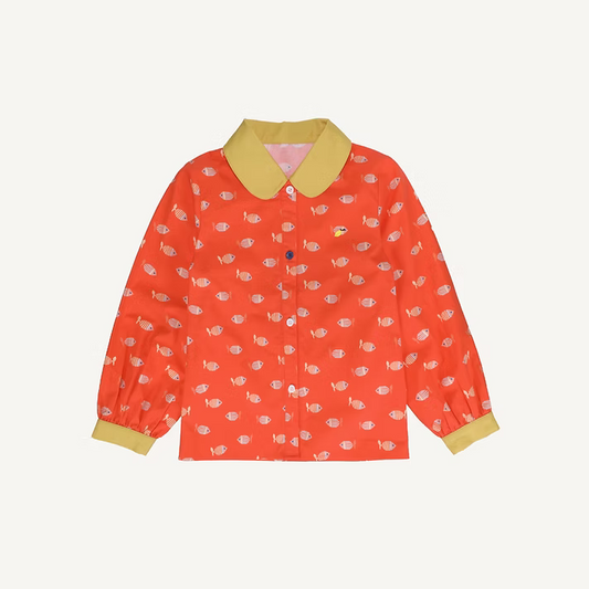 Sticky Lemon Bluse Fish All Over Wonders Of The Deep Sea