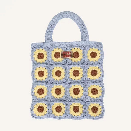 Sticky Lemon Hæklet Taske Pileblomst