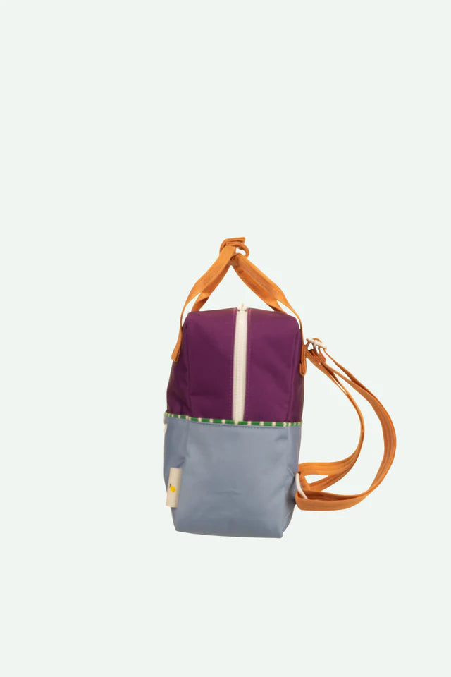 Sticky Lemon Rygtaske Lille Better Together Colourblocking Purple Tights Badminton Blue