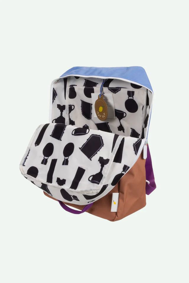 Sticky Lemon Rygtaske Stor Better Together Colourblocking Badminton Blue Leather Ball