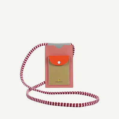 Sticky Lemon Taske Telefon Coral Pink Rød Grøn