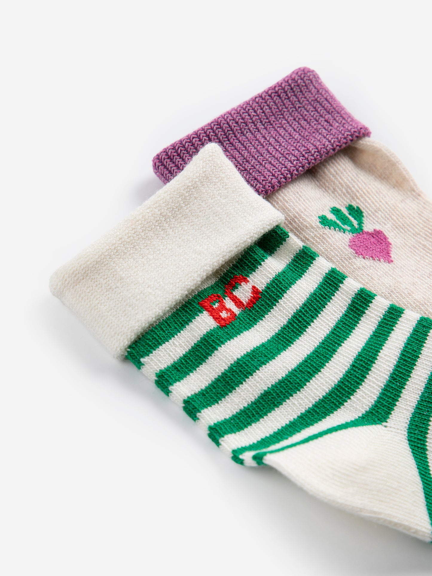 Bobo Choses Strømper Pixel Sugar Beet 2 Pack