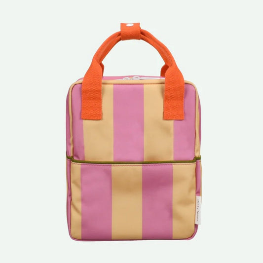 Sticky Lemon Rygtaske Lille Lemon Tree Stripes Rosebay Pink + Apple Juice