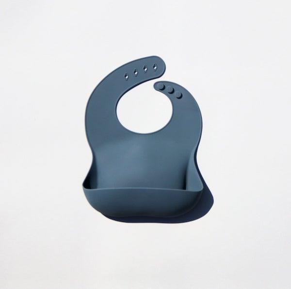 DANSKK Bib Blue Grey