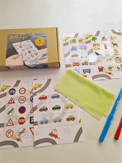 Farverige Dage Kit: Bilbingo