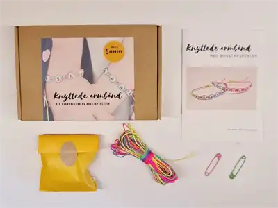 Farverige Dage Kit: Knyttede Armbånd