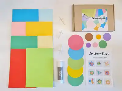 Farverige Dage Kit: Snurretoppe