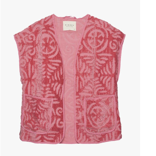 Sissel Edelbo Vest Vida Pink Blanket Wear Onesize