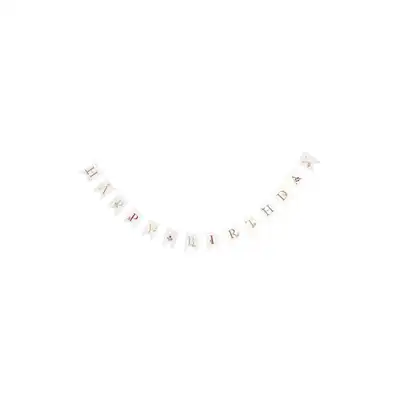 Konges Sløjd Birthday Garland FSC Multi
