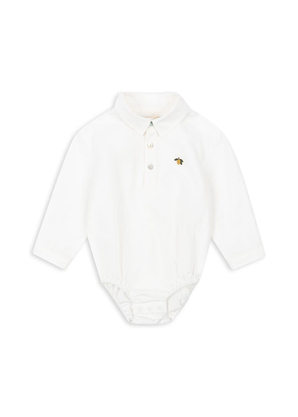 Konges Sløjd Rolf Baby Shirt GOTS Optic White