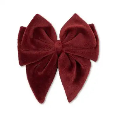 Konges Sløjd Velvet Bowie Hair Clip Jolly Red