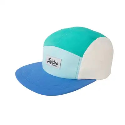 Lil' Boo Block Ocean 5-Panel Cap Green/Blue/White