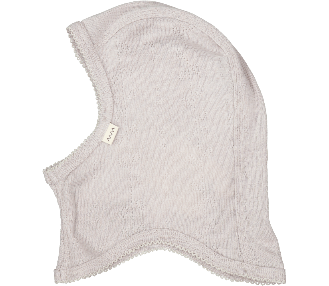 MarMar Balaclava Wool Pointelle Soft Dove