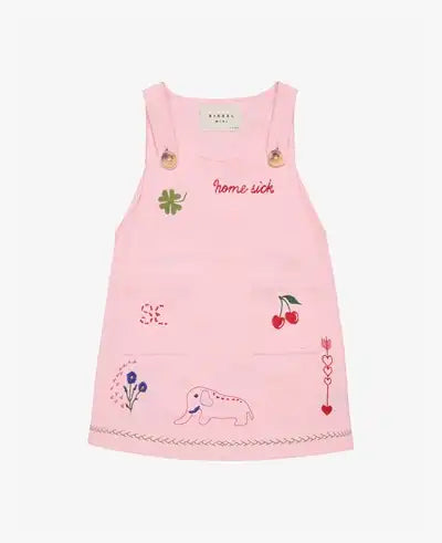 Sissel Edelbo Magda Mini Organic Cotton Dress Pink