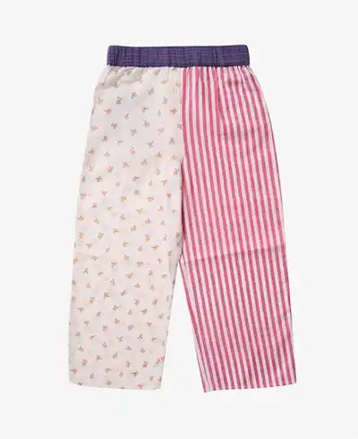 Sissel Edelbo Oda Mini Leftover Cotton Pants Stripe Floral
