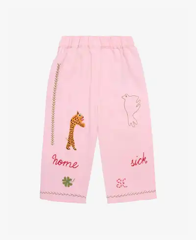 Sissel Edelbo Oda Mini Organic Cotton Pants Pink