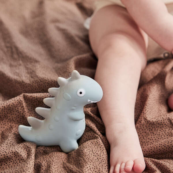 OYOY Theo Dino Teether Pale Mint