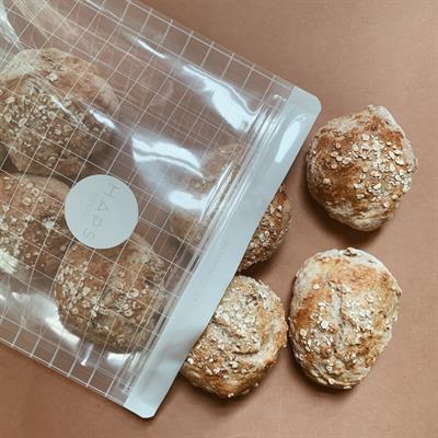 HAPS Nordic Reusable Snack Bag 4 Pack