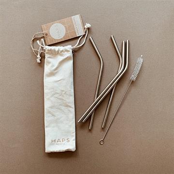 Haps Nordic Reusable Straws 4-pack