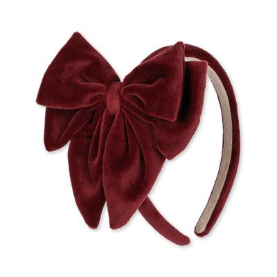 Konges Sløjd Velvet Bowie Hairbrace Big Red Dahlia