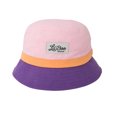 Lil\' Boo Block Bucket Hat Purple/Pink/Orange