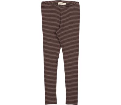 MarMar Modal Fine Rib Leggings Nori Green Stripe 